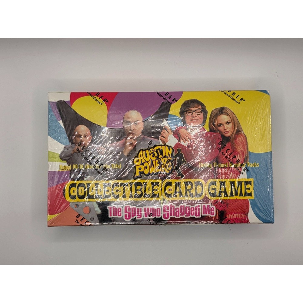 1 Box Factory Sealed Box of Austin Powers The Spy Who Shagged Me Card Game packs